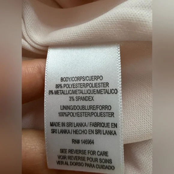 Donna Ricco Metallic Floral Jacquard Sleeveless Sheath Cocktail Dress size 8 - Picture 5 of 8